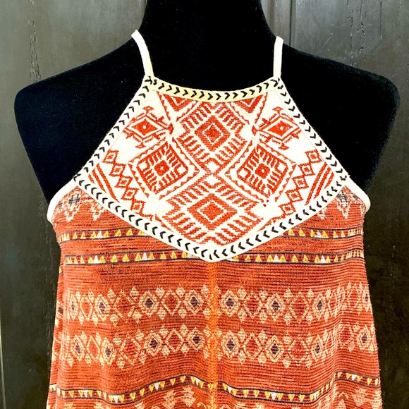 Rewind sleeveless southwestern/lace top - Size Small - Picture 4 of 9